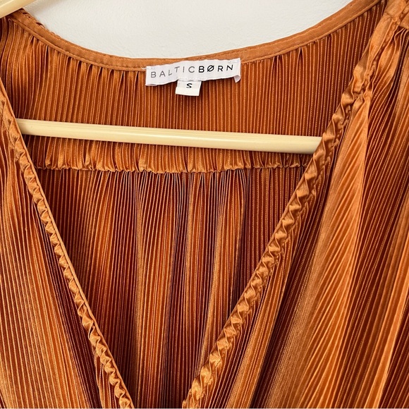 Baltic Born Ribbed Maxi Dress in Burnt Orange Women’s Size Small - Picture 7 of 9